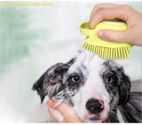 Bathroom Puppy Big Dog Cat Bath Massage Gloves Brush Soft Safety Silicone Pet Accessories for Dogs Cats Tools Mascotas Products