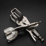 9/11 Inch Carbon Steel Welding Clamp U-shaped Welding Pliers Adjustable Grip Vise Locking Jaw Pliers Fixed Clamp Tool