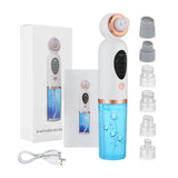 Small Bubble Blackhead Remover Vacuum Blue Light Sterilization Acne Suction Moisturizing Facial Pore Cleaner Beauty Extractor In