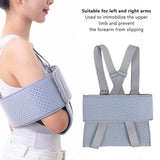 Back Support Arm Slings Shoulder Immobilizer Even Pressure Adjustable Shoulder Sling Arm Sling with Breathable Hole for Broken