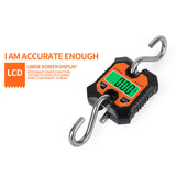 Mini Crane Scale 100kg/0.05g Heavy Duty Electronic Digital Hook Scale Double Accuracy Stainless Steel LCD Hanging Crane Scale