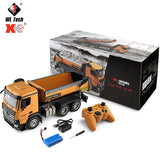WLTOYS 14600 1:14 4WD RC Car Remote Control 2.4G Radio Control RC Car Toy Dirt Dump Truck Engineering Series Load Dump Truck Toy