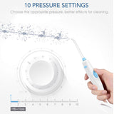 Nicefeel Oral Irrigator Water Flosser Dental Jet Teeth Cleaner Hydro Jet With 600ml Water Tank &amp; 7 Nozzle and 1 Toothbrush