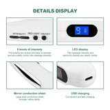Electronic Laser Acupuncture Pen USB Electric Therapy LCD Display Massage Pen Acupoint Meridian Energy Pen Relief Point Detector