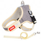 Pet Dog harness Leash Reflective No Pull Adjustable for small Medium Large dogs Safety Vest colalr dog Supplies Dropshipping