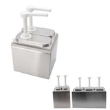Condiment Pump Station 35ml Extrusion Capacity Sauce Dispenser Pump Plastic for Home