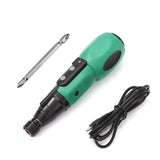 Straight Rod Electric Screwdriver Anti-slip Handle Torque Rechargeable Mini USB Charging Drill Multi-function Home Power Tools
