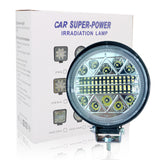 4 Inch 102W LED Light Pods Tractor Work Light Spot Flood Driving Small Light Bar Waterproof for Truck Equipment Vehicle Picku