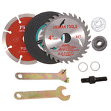 8Pcs/Set Metal Cutting Disc Polishing Wheel Wood Saw Blade Connecting Rod for Electric Drill Angle Grinder Accessories