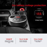 Car Charger Display Voltage 2 USB Car -DC Power Adapter Plug Cup Cigarette Lighter Splitter For Car Hands Free MP3 Player