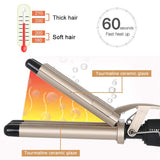 Professional Salon Wavy Hair Styler Tourmaline Wave Maker 5 Barrels Curling Iron Dual Voltage Hair Curler