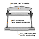 V Bar Tricep Press Down Double D Handle Cable Attachment, V-Handle Attachments of Home Gym Accessories