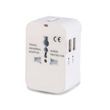 Universal Worldwide Phone Charger All In One International Plug Adapter 2 USB Port Travel AC Power Charger Adapter AU US UK EU