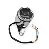 DC 12V Waterproof Motorcycle 2 in 1 Tachometer RPM Gauge Fuel Level Gauge Meter With Digital LED Indicator Motorbike Instrument