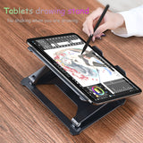 Tablet Drawing Stand, Digital Tablets Drawing Base Height/Angle Adjustable Laptop Holder Foldable Ergonomic Notebook Support