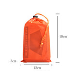 2 Person Emergency Shelter Camping Tube Emergencys Tent Outdoor Safety Survival Kit Thermal Blanket SOS Sleeping Bag Waterproof