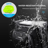 Insulated Bike Handlebar Bag Waterproof Touch Screen Front Bicycle Basket Reflective Cycling Handlebar Bag Road Bike Cooler Bag