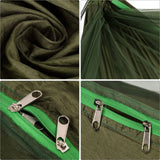 Camping/garden Hammock with Mosquito Net Outdoor Furniture 2 Person Portable Hanging Bed Strength Parachute Fabric Sleep Swing