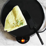 Nonstick Electric Crepe Maker Electric Pancake Maker Baking Pan Kitchen Tool Spring Roll Machine Cake Maker with US Plug