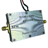 1Mhz-1.5Ghz Low Noise Amplifier 32DB High Gain Low Noise Receiver Preamp