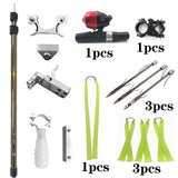 Multifunctional Telescopic Slingshot High Precision Powerful Fish Shooting Catapult Red Laser Shooting Hunting Outdoor Sports