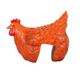 Hen Statue Farmhouse Style Garden Sculpture Animal Ornament Gifts Realistic Patio Lawn Modern Home Decor Lightweight Backyard