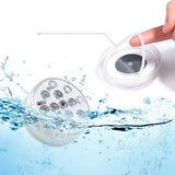 13 LED Submersible Lamps Colorful Magnetic Suction Cup Swimming Pool Lights IP68 Waterproof RGB Remote Control Underwater Light