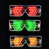 DIY electronic kit LED flashing cool sunglasses funny toy led soldering kit voice sensor KA2284 LED glasses toy