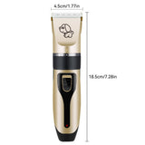 Clipper For Dog Clippers Dogs Grooming Clipper Kit USB Professional Rechargeable Low-Noise Pets Hair Trimmer Display Battery