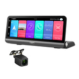 8 inch 4G ADAS Android 8.1 Dash Cam 2+32GB GPS Navigation WiFi Car DVR Camera 1080P Video Recorder g-senor parking surveillance