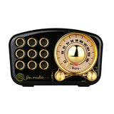 R919 Classical Retro Radio Receiver Portable Mini Wood FM SD MP3 Radio Stereo Bluetooth Radio Speaker AUX USB Rechargeable Radio