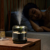 1L Large Capacity Air Humidifier Rechargeable 2000mAh Battery Aroma Essential Oil Diffuser USB Mist Maker LED Light for Home
