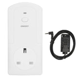 ABS TS-500 Smart Timer Switch Socket Temperature Humidity Controller Plug Outlet APP White