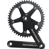 Track Crankset Fixed Gear Bike Parts 48T 165mm BCD144  Single Speed Crankset Fixed Gear Crank Full Alumniun Alloy