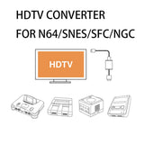 HDMI-compatible Switch To HDTV Video Cable Convenient Splitter Game Console Conversion Gaming Accessories For N64 SNES NGC SFC