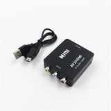 Av To HDMI-Compatible Converter Av2 Composite Av Cvbs 3Rca1080P Converter Adapter Video Upscaler High Definition