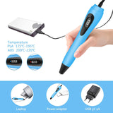 Student 3D Printing Pen Smart Graffiti Pen Three-dimensional Painting Pen Charging 3D Creative Children Men and Women Gifts