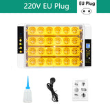 24 Egg Incubator Automatic Egg Incubators Hatching for Chicken Birds Quail Constant Temperature Control Farm LED Light