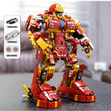 MOC Iron Beasts Steel RC Robot Model Bricks DIY APP Remote Control Motorized Electric Robot Building Blocks Toys for Kids Gifts