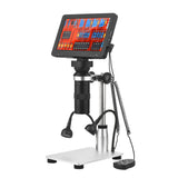 7-inch LCD Digital Microscope 1200X Magnification Portable Rechargeable Microscope Video Camera Microscope with Remote Control