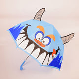 Cute Cartoon Kids Umbrella Animation Creative Long-Handled 3D Ear Modeling Children's Umbrella For Boys Girls 8K Sunshade