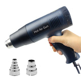 2000W 220~240V EU Plug Digital Display Electric Industrial Grade Heat Hot Air Gun Hair Dryer Automobile Film Tool