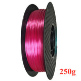 1.75mm 3D Printer Filament PLA Silk Texture 0.25Kg 250g Shine Silky 3D Pen Printing Filaments Rich Luster Printing Materials