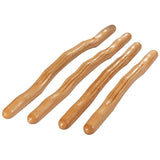 Wooden Therapy Massage Tools Scraping Stick Beech Wood Back Shoulder Neck Waist Leg Massage Tools Lymphatic Drainage Tools