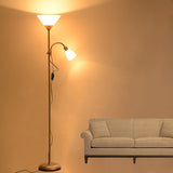 Floor lamp double head adjustable vertical table lamp picture mother lamp living room study bedside lamp LED eye protection lamp