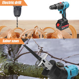 Removable Lithium Electric Power Tool Hand Electric Drill Power Bank Air Blower Car Wash Machine Impact Wrench Chainsaw