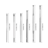 6PCS/set Stainless Steel Earwax Remover Earpick Cleaner Kit Wax Curette Remover Ear Care Cleaning Spoon Ear Pick Beauty Tools