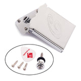 Tooyful 8/10/12 String Mandolin Tailpiece w/ Pick for Cigar Box Guitar Replacements
