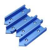 T-Track Intersection Kit Double Cut Profile Universal Cross T-track Connector with Predrilled Mounting Holes Woodworking Clamps
