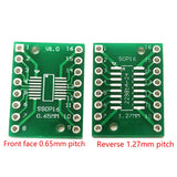 100Pcs/Lot TSSOP16 SSOP16 SOP16 To DIP16 Transfer Board DIP Pin Board Pitch Adapter PCB
